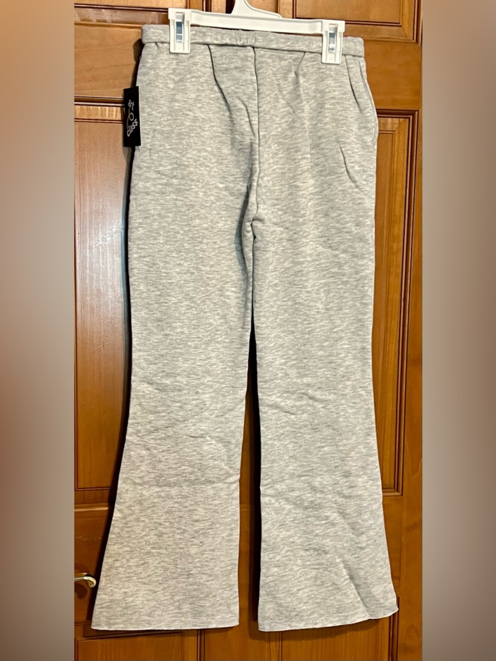 Art Class Girls Heather Gray Knit Flare Sweatpants